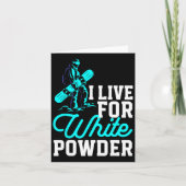 ホワイトパウダースノーボに住むスノーボードの衣装 カード (正面)