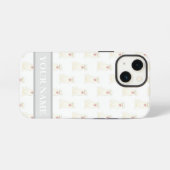 ホワイトパグ iPhoneケース (裏面横)
