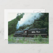 ホワイトパスとユーコンのホワイトパスがスケグウェイから出ている。 ポストカード (正面/裏面)