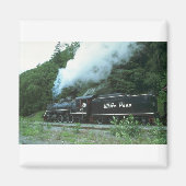 ホワイトパスとユーコンのホワイトパスがスケグウェイから出ている。 マグネット (正面)