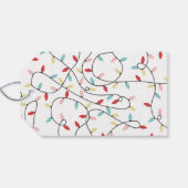 ホワイトパステルストリングライツメリークリスマス ギフトタグ (裏面横)