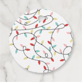 ホワイトパステルストリングライツメリークリスマス フェイバータグ (裏面)