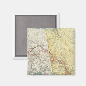 ホワイトパス・ユーコンルートの地図とつながり マグネット (正面/裏面)