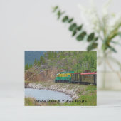 ホワイトパス&ユーコンルート風光明媚な鉄道 ポストカード (スタンド正面)