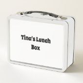 ホワイトパップメタル弁当箱 メタルランチボックス (裏面)
