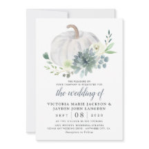 ホワイトパンプキエレガントン多肉性秋シック結婚ズ