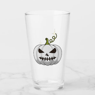 ホワイトパンプキンのハロウィングラスカップ タンブラーグラス