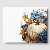 ホワイトパンプキンエレガント秋ガーデン ゲストブック (裏面)