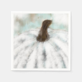 ホワイトパンプキンカクテルナプキン スタンダードカクテルナプキン