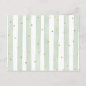 ホワイトパンプキングリーンリーフローラアドバイスカード エンクロージャーカード (裏面)