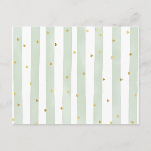 ホワイトパンプキングリーンリーフローラアドバイスカード エンクロージャーカード (裏面)