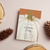 ホワイトパンプキンハローウィンパーティ 招待状