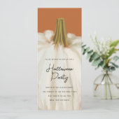 ホワイトパンプキンハローウィンパーティ 招待状 (スタンド正面)