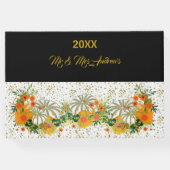 ホワイトパンプキンパッチハロウィンバッシュフローラ緑 ゲストブック (裏面)