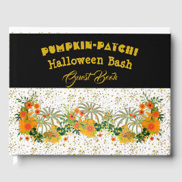 ホワイトパンプキンパッチハロウィンバッシュフローラ緑 ゲストブック
