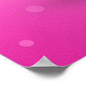 ホワイトパンプキンピンクガーリーハロウィーン ポスター (角)