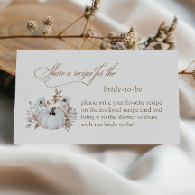 ホワイトパンプキンブライダルシャワー共有aレシピ