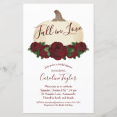 ホワイトパンプキンブルゴーニュフローラ秋ブライダルシャワー (正面)