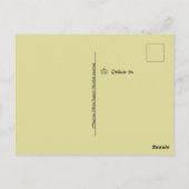 ホワイトパンプキンミニグルド秋はがき ポストカード (裏面)