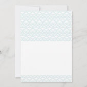 ホワイトパンプキンライトブルーストーリーブック秋の結婚式I 招待状 (裏面)