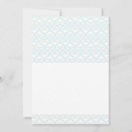 ホワイトパンプキンライトブルーストーリーブック秋の結婚式I 招待状 (裏面)