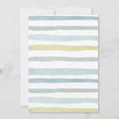 ホワイトパンプキン秋インラブブライダルシャワー 招待状 (裏面)