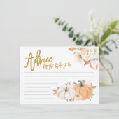 ホワイトパンプキン フラワル アドバイス 花嫁さまへ (スタンド正面)