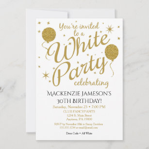 ホワイトパーティの招待状オールホワイトパーティー招待状 招待状