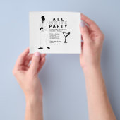 ホワイトパーティーのチラシ チラシ (手)