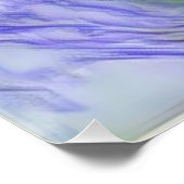 ホワイトパープルバラのバスケット水絵画色 ポスター (コーナー)
