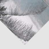 ホワイトパームココナッツツリービーチエレガントウェディング 薄葉紙 (詳細)