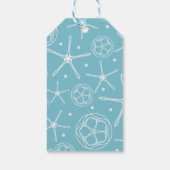 ホワイトパールスタッ結婚フィッシュブライダルシャワーパーティー ギフトタグ (裏面)