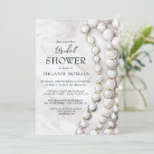 ホワイトパールズブルーブライダルシャワー 招待状 (スタンド正面)
