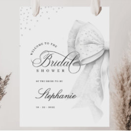 ホワイトパールズボウブライダルシャワー ポスター