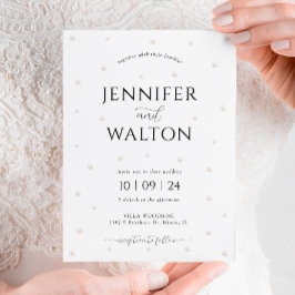 ホワイトパールズ ウェディング 招待状