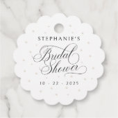 ホワイトパールブライダルシャワー フェイバータグ (裏面)