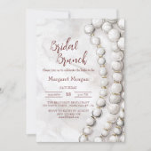 ホワイトパールブライダルブランチ 招待状 (正面)