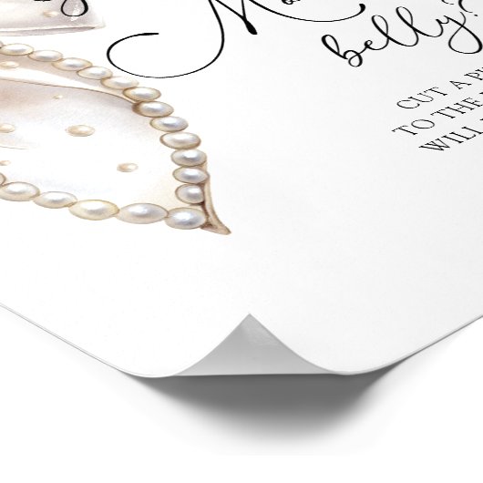 ホワイトパール弓どのように大きいMommysベリーゲーム ポスター (角)