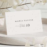 ホワイトパール結婚ズのテーブルカード テーブルナンバー<br><div class="desc">白い結婚真珠のテーブルカードで結婚あなたのテーブルの設定を高める。真珠の座席表とシックなタイポグラフィを備え、各ゲストの座席の配置に優雅さと洗練されたtouchを追加。時代を超越した美しいと洗練で特別な日を過ごしたいカップルに最適。これらはフラットカードであり、望ましい効果を得るために半分に折る必要がある。</div>