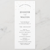 ホワイトパール結婚式 プログラム (正面)