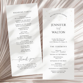 ホワイトパール結婚式 プログラム