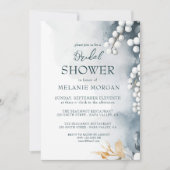 ホワイトパールIフローラブライダルシャワー 招待状 (正面)