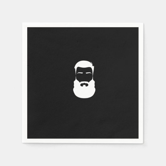 ホワイトヒゲ紙ナプキンス スタンダードカクテルナプキン (正面)