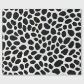 ホワイトヒョウエレガントトレンディーラグジュアリーコレクション ラッピングペーパー (フラット)