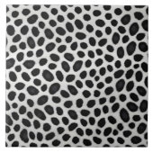 ホワイトヒョウエレガントラグジュアリーモダンコレクション タイル (正面)