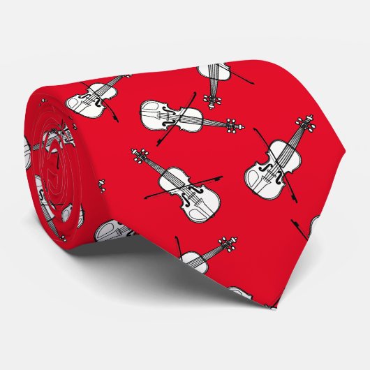 ホワイトビオリン ネクタイ (ロール)