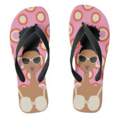 ホワイトビキニビーチサンダル ビーチサンダル (フットベッド)