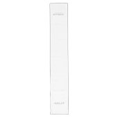 ホワイトビジネエレガントスロゴイベント表示ブランド ロングテーブルランナー (正面)