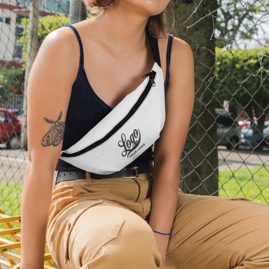 ホワイトビジネスのロゴ、プロモーションCrossbody ファニーパック