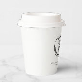 ホワイトビジネス獣医ミニマルカスタムリスト 紙コップ (右)